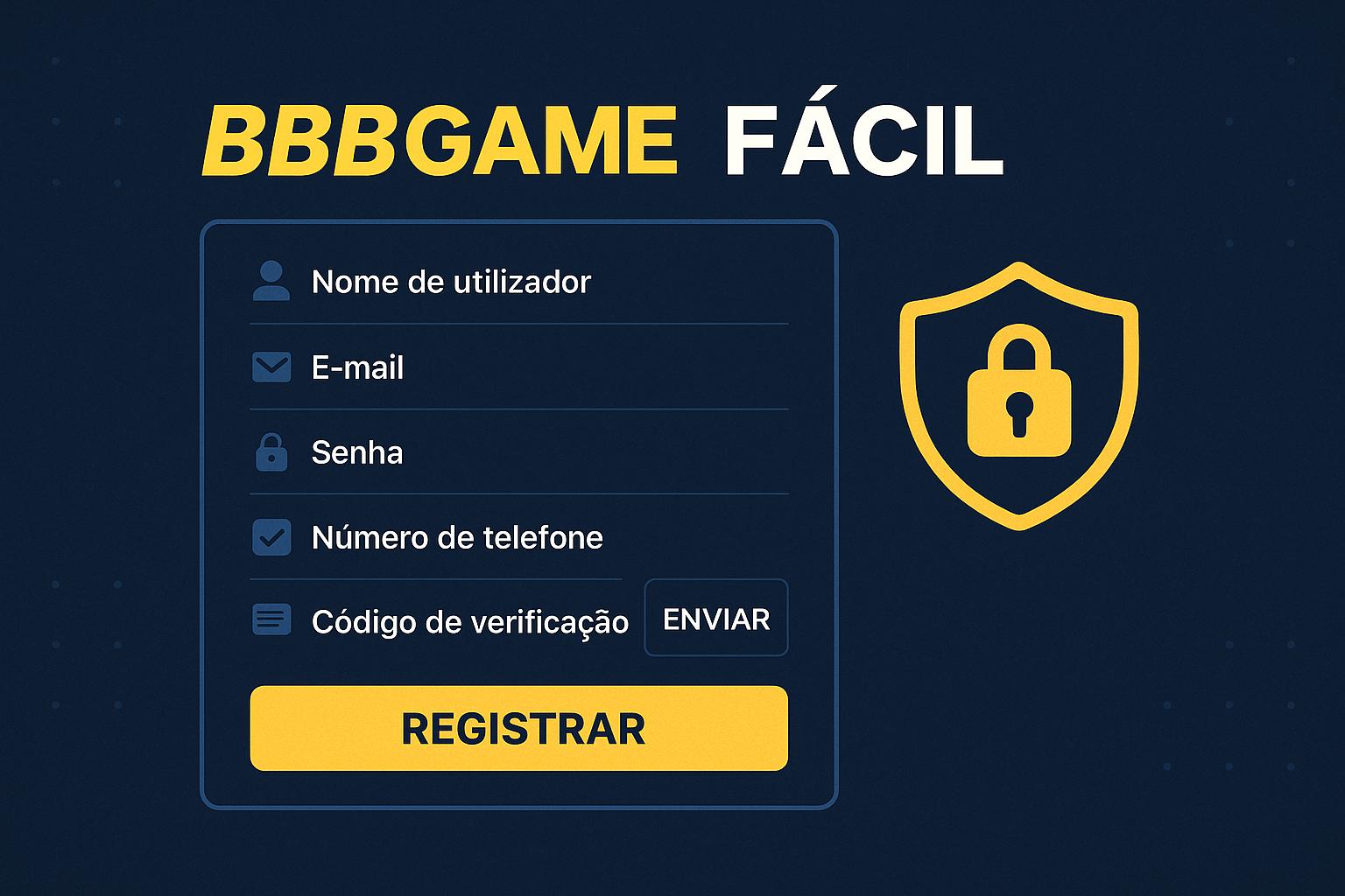 Não Perca tempo, o rRgistro na site BBBGAME